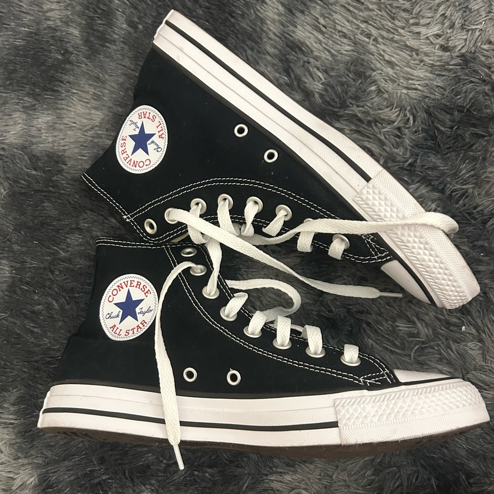 Converse Black and White High-Tops